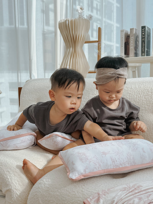 Cuddle Pillow CASE ONLY (Safari Tales-Pink)