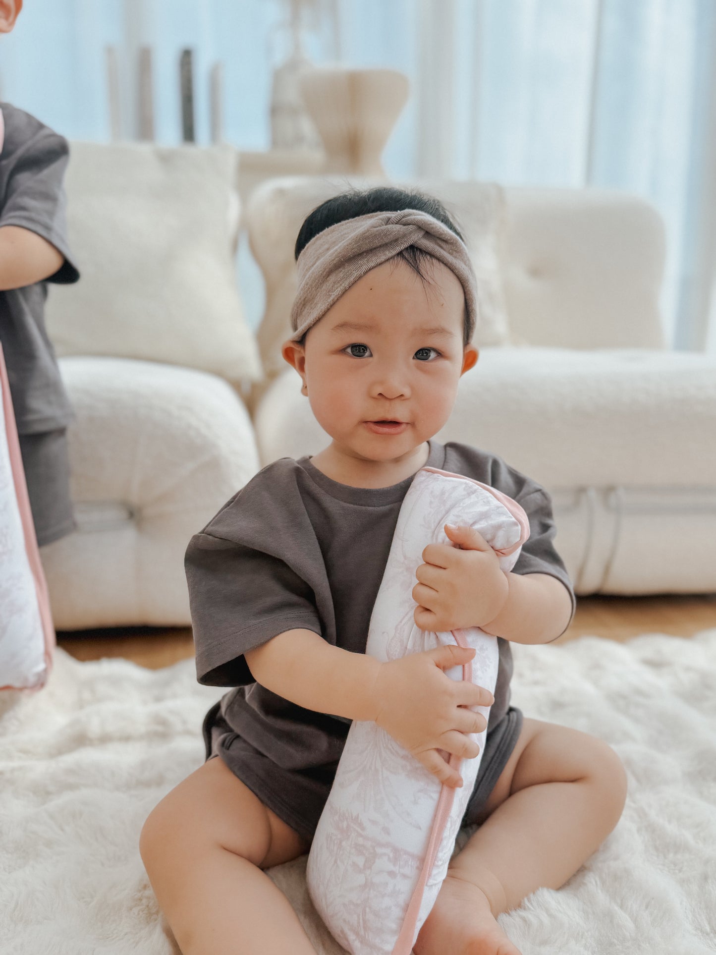 Cuddle Pillow CASE ONLY (Safari Tales-Pink)