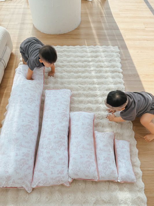 Cuddle Pillow CASE ONLY (Safari Tales-Pink)