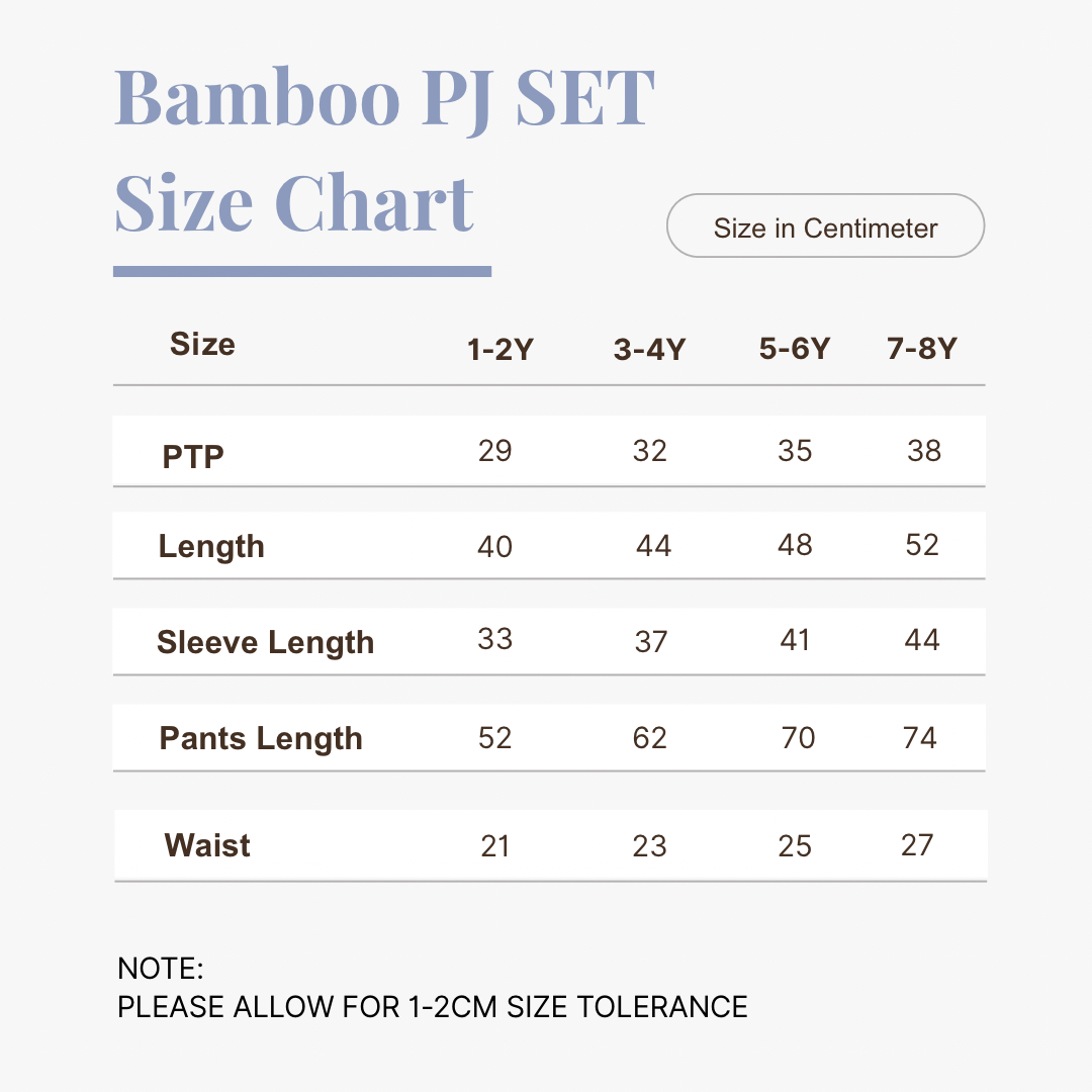 Kids Bamboo Pyjamas Set